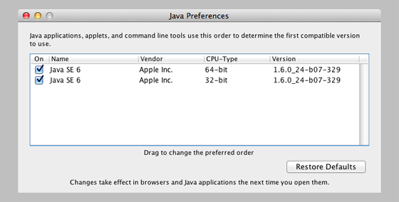 Download Java 1.6 For Mac Os X10.7